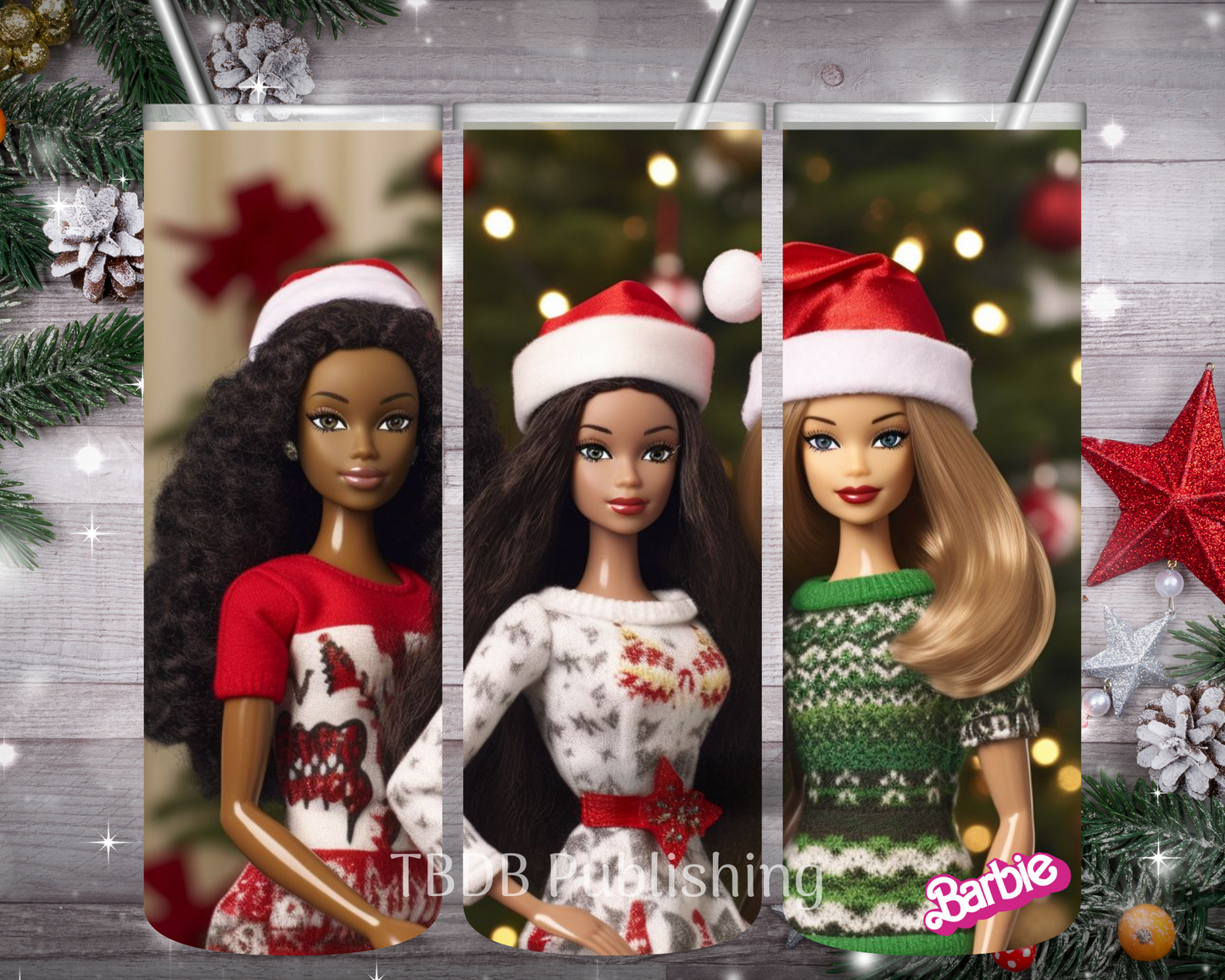 3D Tumbler Wrap, 20 oz tumbler, etsy digital products, etsy digital downloads, tumbler wrap designs, etsy sublimation designs, tumbler wraps, wrapper tumblers, tumbler vinyl, sublimation transfers, etsy tumbler, straight tumblers, digital png, tumbler wrap designs, etsy, Christmas barbie, barbie doll, barbie tumbler, Christmas barbie doll, Christmas tumbler, Christmas tumbler wrap