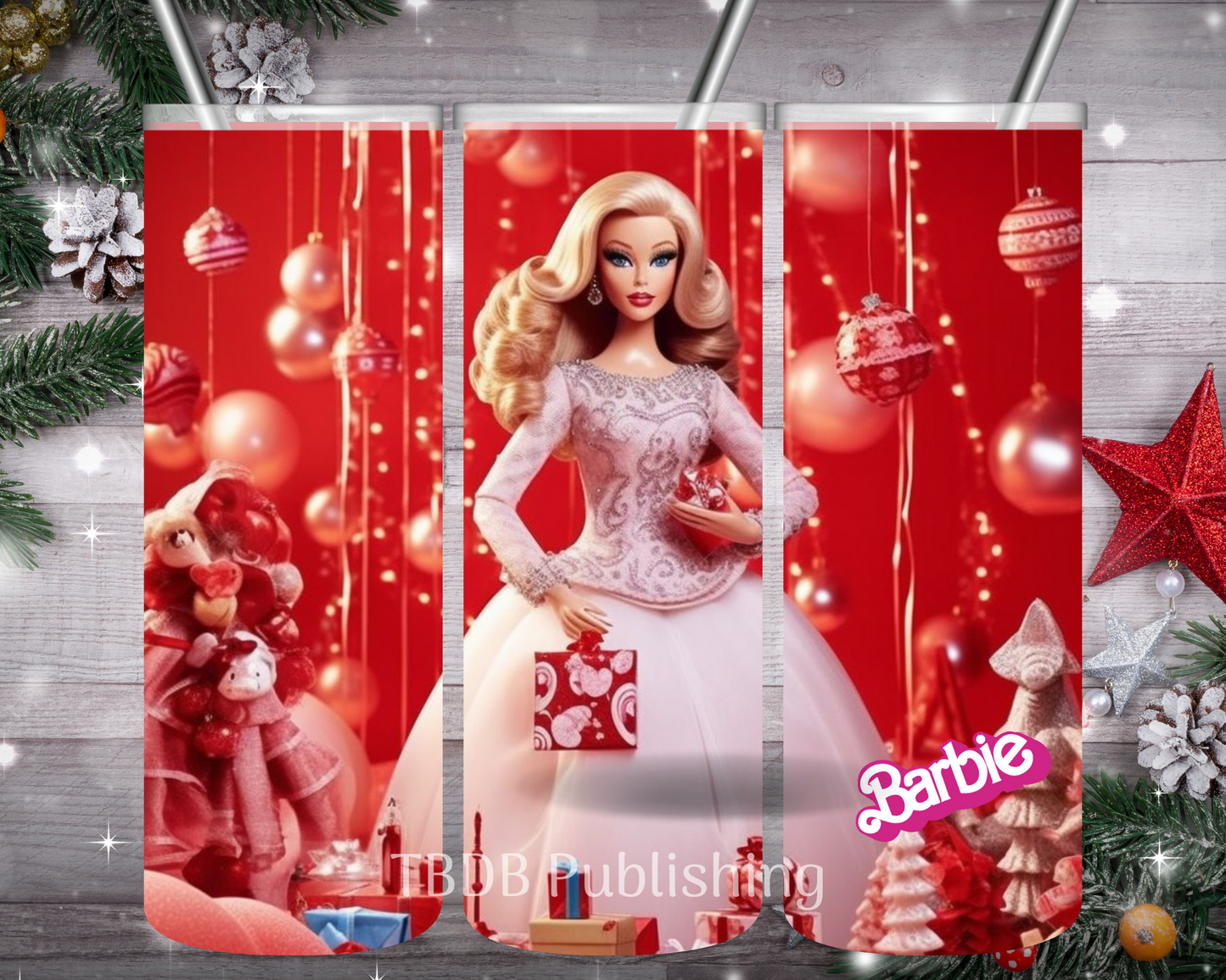 3D Tumbler Wrap, 20 oz tumbler, etsy digital products, etsy digital downloads, tumbler wrap designs, etsy sublimation designs, tumbler wraps, wrapper tumblers, tumbler vinyl, sublimation transfers, etsy tumbler, straight tumblers, digital png, tumbler wrap designs, etsy, Christmas barbie, barbie doll, barbie tumbler, Christmas barbie doll, Christmas tumbler, Christmas tumbler wrap