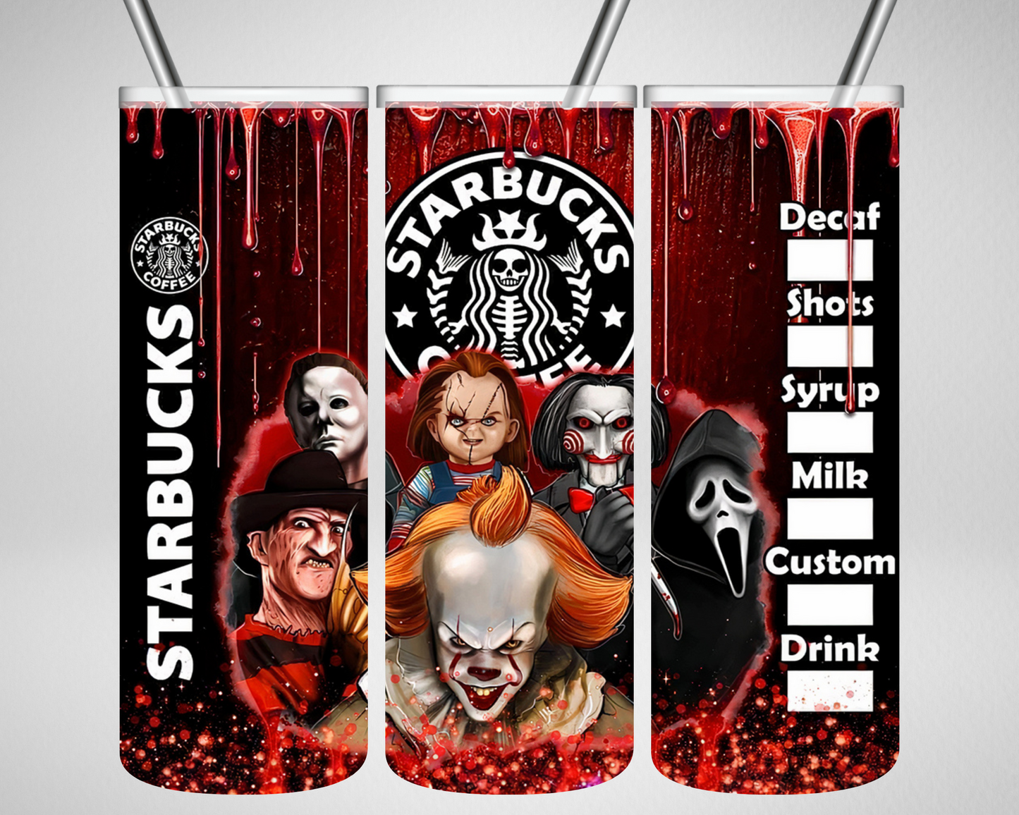 horror movies, pennywise, jason vorhees, michael myers, freddy kruger, Beverage tumbler wrap, Drink wraps, drink tumbler wrap, 20 oz tumbler, beer wrap, etsy digital products, etsy digital downloads, tumbler wrap designs, etsy sublimation designs, tumbler wraps, wrapper tumblers, tumbler vinyl, sublimation transfers, etsy tumbler, straight tumblers, digital png, tumbler wrap designs, etsy,