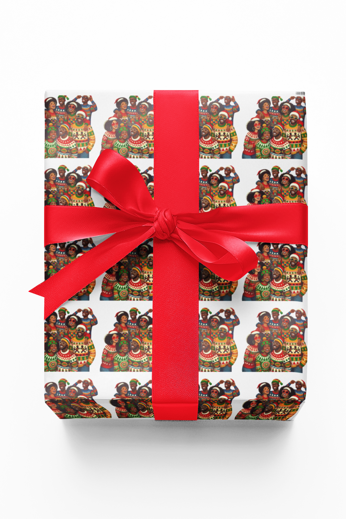 christmas, christmas tree, christmas decor, christmas gift, christmas gift ideas, black christmas, christmas wrapping paper, holiday wrapping paper, holidays, black santa, black santa claus, black christmas