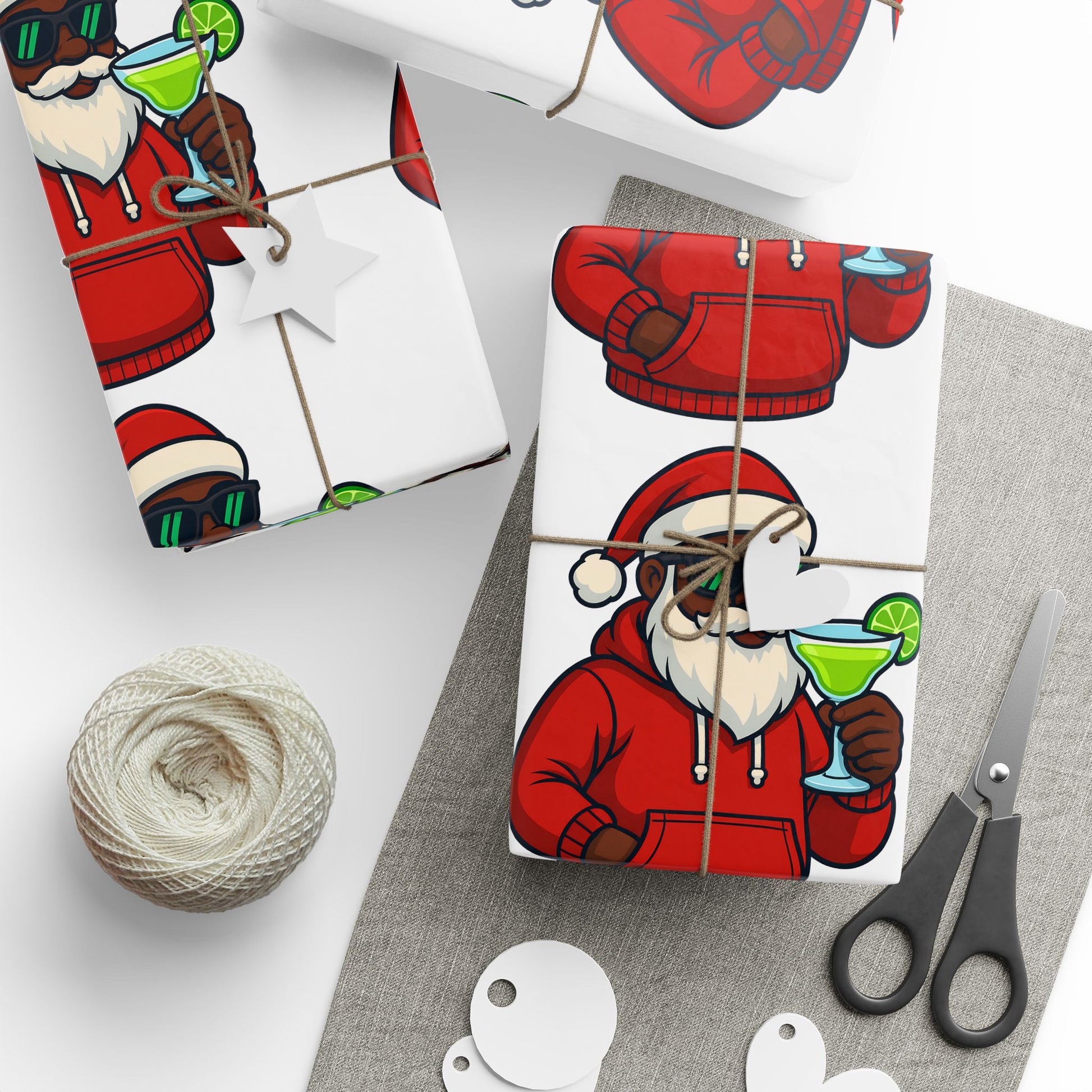 christmas, christmas tree, christmas decor, christmas gift, christmas gift ideas, black christmas, christmas wrapping paper, holiday wrapping paper, holidays, black santa, black santa claus, black christmas