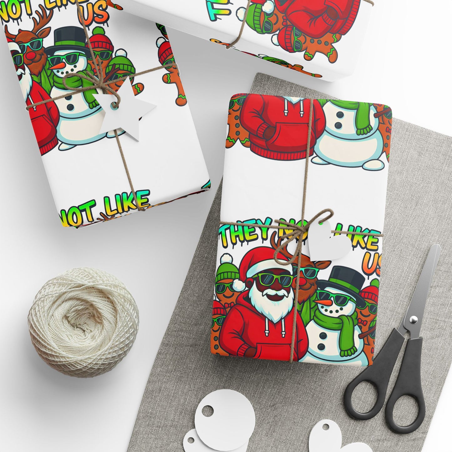 They Not Like Us Christmas Wrapping Paper