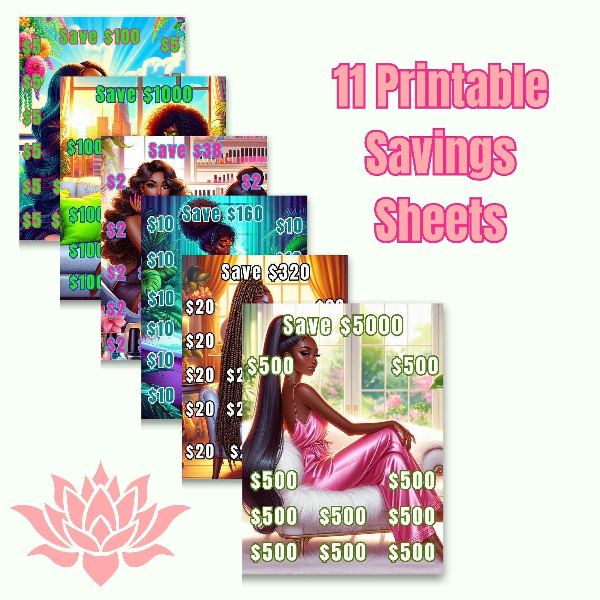 money savings, money savings challenge, money savings tips, money saver,  financial planner, Saving Book Challenges, money savings sheet, Savings Downloads, Budget Babe Printable, savings envelope, Black Girl Savings Challenge, bestie money saver, savings challenge women, money envelope, cash tracker, savings tracker
