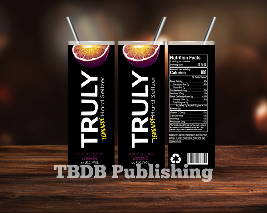 Truly Seltzer Black Cherry, Beverage tumbler wrap, Drink wraps, drink tumbler wrap, 20 oz tumbler, beer wrap, etsy digital products, etsy digital downloads, tumbler wrap designs, etsy sublimation designs, tumbler wraps, wrapper tumblers, tumbler vinyl, sublimation transfers, etsy tumbler, straight tumblers, digital png, tumbler wrap designs, etsy, truly seltzer, truly seltzer flavors, Boozy Prints,  Liquor Design, Alcohol Prints, 20 Oz Tumbler Design, Tumbler Wrap PNG
