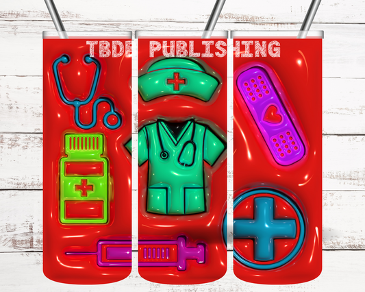 3D Tumbler Wrap, 20 oz tumbler, etsy digital products, etsy digital downloads, tumbler wrap designs, etsy sublimation designs, tumbler wraps, wrapper tumblers, tumbler vinyl, sublimation transfers, etsy tumbler, straight tumblers, digital png, tumbler wrap designs, etsy, Nurse Tumbler, Nurse Gift, Nurse Sublimation, Sublimation Design, Nurse PNG Sublimation