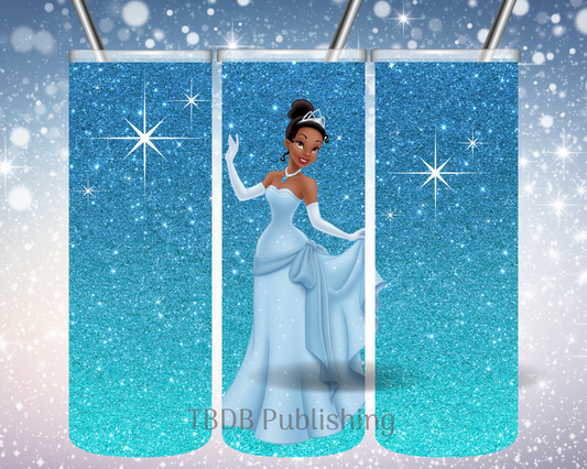 Princess Tiana Tumbler Wrap, Princess Tiana, Princess Tiana PNG, Princess Tumbler PNG, Glitter Princess PNG,  20 Oz Tumbler Wrap, 20 oz tumbler, etsy digital products, etsy digital downloads, tumbler wrap designs, etsy sublimation designs, tumbler wraps, wrapper tumblers, tumbler vinyl, sublimation transfers, etsy tumbler, straight tumblers, digital png, tumbler wrap designs, etsy , princess tiana dress, princess tiana blue dress, Disney gifts