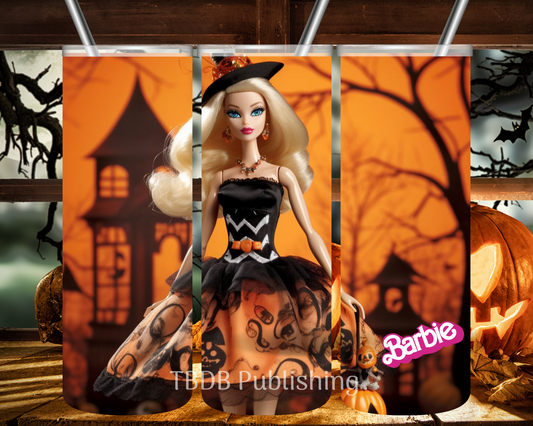 Halloween barbie, Halloween barbie doll, barbie, Halloween png, Halloween tumbler, Halloween tumbler wrap, 20 oz tumbler, etsy digital products, etsy digital downloads, tumbler wrap designs, etsy sublimation designs, tumbler wraps, wrapper tumblers, tumbler vinyl, sublimation transfers, etsy tumbler, straight tumblers, digital png, tumbler wrap designs, etsySeamless | 3D Halloween Tumbler Wrap | 3D Halloween Sublimation Designs | | Halloween Tumbler Wrap - Think Big Dream Big Publishing