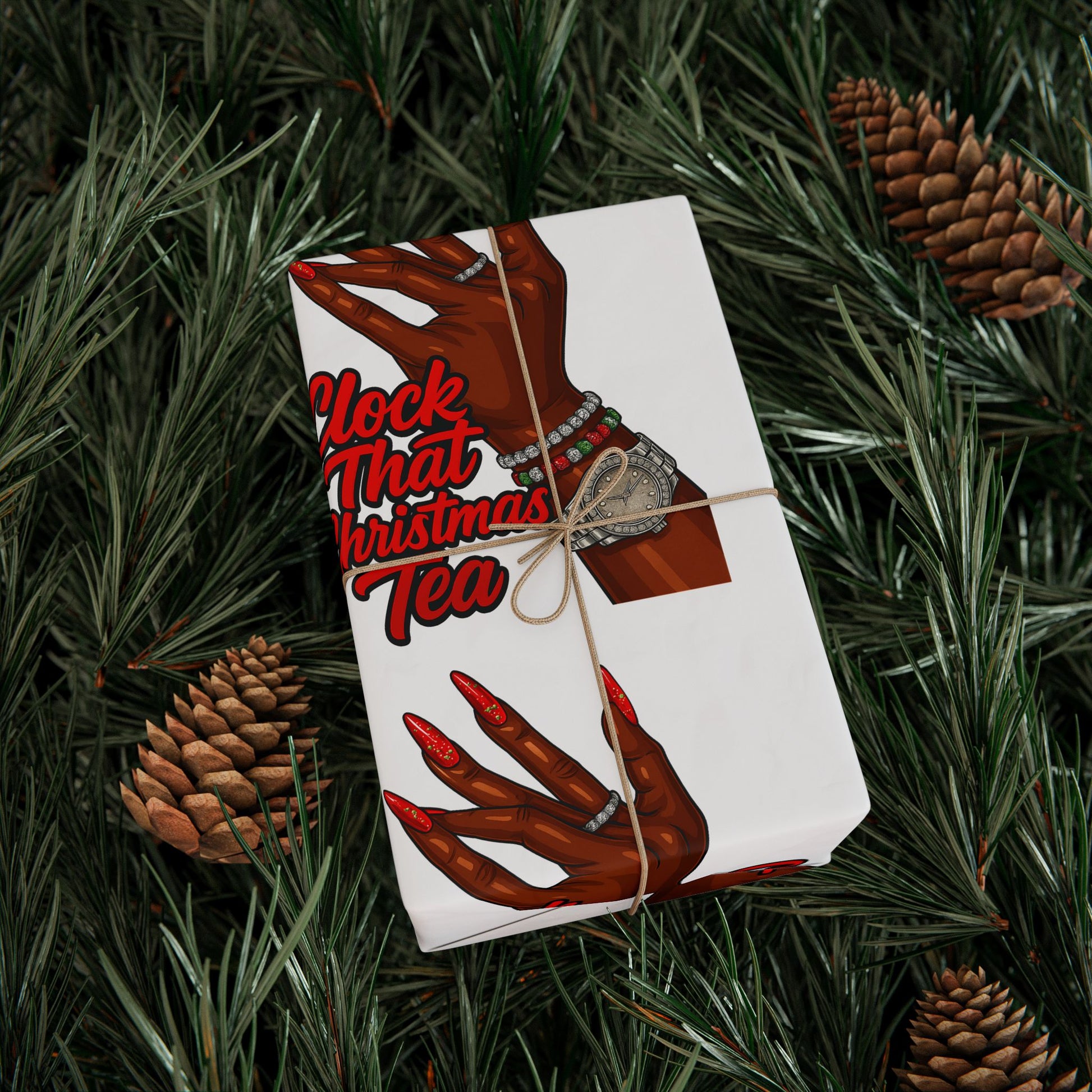 christmas, christmas tree, christmas decor, christmas gift, christmas gift ideas, black christmas, christmas wrapping paper, holiday wrapping paper, holidays, black santa, black santa claus, black christmas