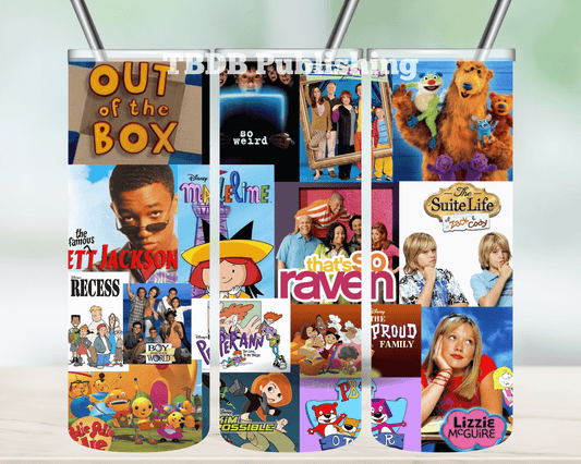 Disney TV Shows, Disney characters,  90s TV, 90s tv show,  20 oz tumbler, etsy digital products, etsy digital downloads, tumbler wrap designs, etsy sublimation designs, tumbler wraps, wrapper tumblers, tumbler vinyl, sublimation transfers, etsy tumbler, straight tumblers, digital png, tumbler wrap designs